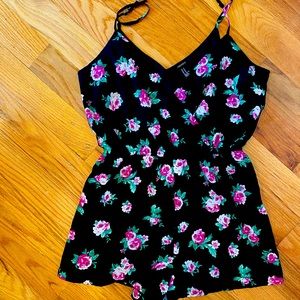 Floral romper.